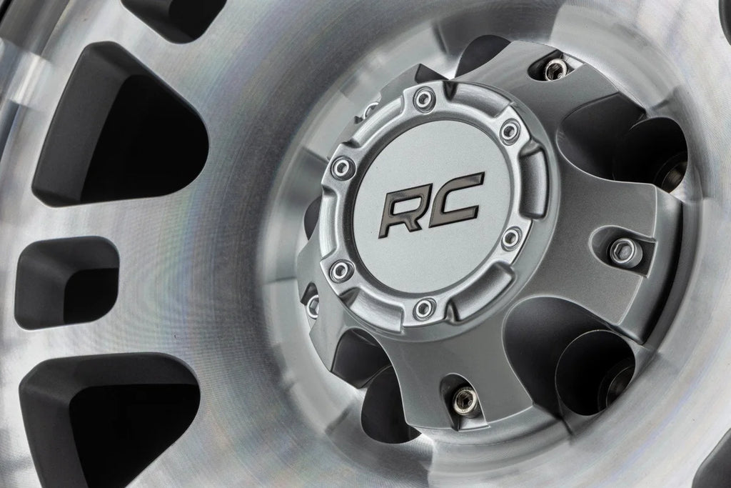 Rough Country Rough Country 82 Series Wheel | One-Piece | Full Machined | 15x8 | 5x4.5 | -19mm 82151813C - Side View