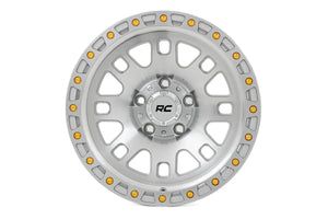 Rough Country Rough Country 82 Series Wheel | One-Piece | Full Machined | 17x9 | 5x5 | -12mm - Side View