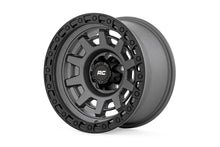 Load image into Gallery viewer, Rough Country Rough Country 85 Series Wheel | One-Piece | Gunmetal Gray/Black | 15x8 | 5x4.5 | -19mm - Main Product View