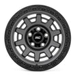 Load image into Gallery viewer, Rough Country Rough Country 85 Series Wheel | One-Piece | Gunmetal Gray/Black | 15x8 | 5x4.5 | -19mm - Side View