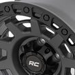 Load image into Gallery viewer, Rough Country Rough Country 85 Series Wheel | One-Piece | Gunmetal Gray/Black | 15x8 | 5x4.5 | -19mm - Additional View 6