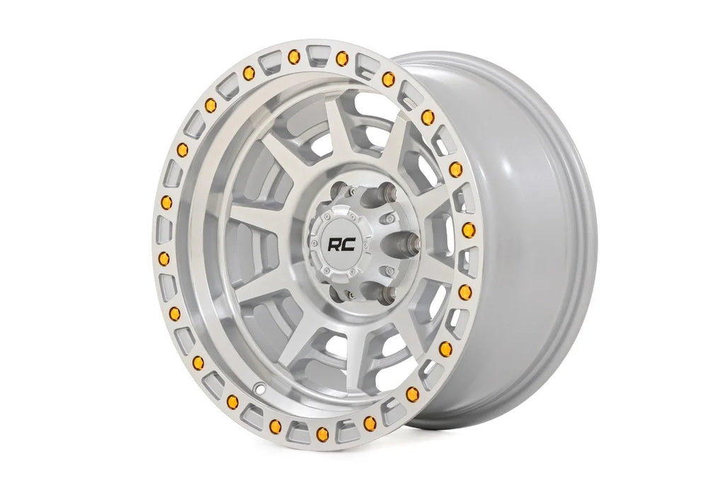 Rough Country Rough Country 85 Series Wheel | Simulated Beadlock | Full Machine | 17x9 | 5x5 | -12mm 85170918C - Main Prod...