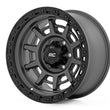 Load image into Gallery viewer, Rough Country Rough Country 85 Series Wheel | Simulated Beadlock | Gunmetal Gray/Black | 17x9 | 6x5.5 |+25mm - Main Produc...