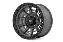 Load image into Gallery viewer, Rough Country Rough Country 85 Series Wheel | Simulated Beadlock | Gunmetal Gray/Black | 17x9 | 6x5.5 |+25mm - Main Produc...
