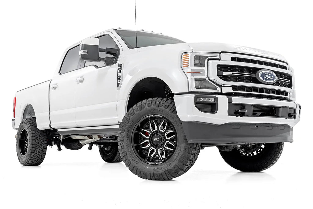 Rough Country Rough Country 86 Series Wheel | One-Piece | Gloss Black | 22x10 | 6x5.5 | -25mm 86221012 - Installation View