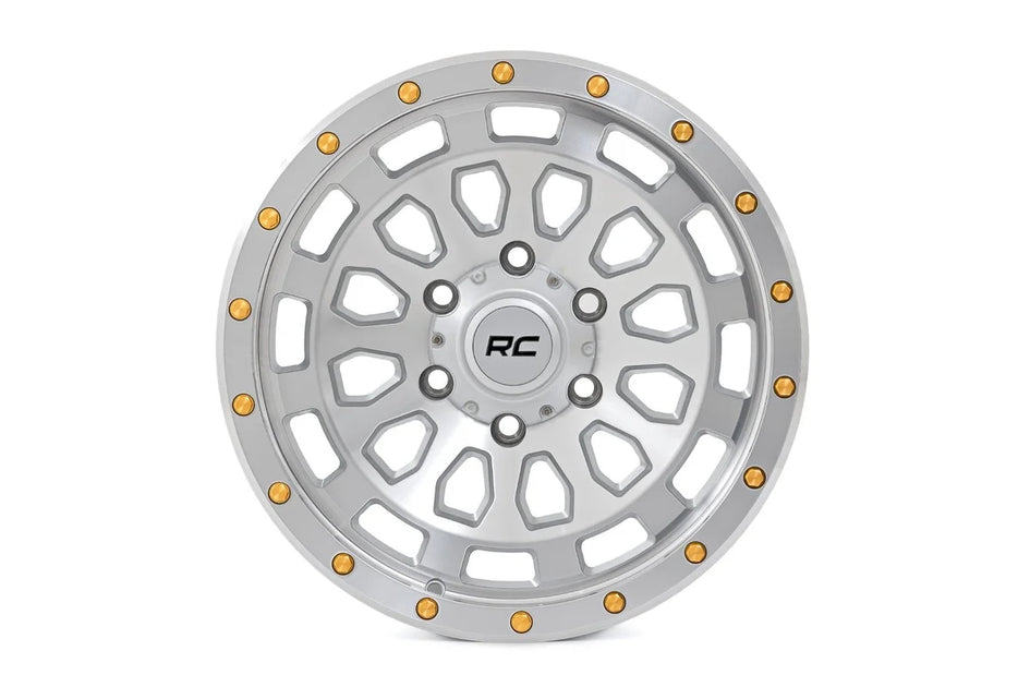 Rough Country 87 Series Wheel Simulated Beadlock Full Machine 17x8.5...