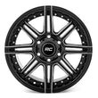 Load image into Gallery viewer, Rough Country Rough Country 88 Series Wheel | One-Piece | Gloss Black | 17x9 | 5x5 | -12mm 88170918 - Side View