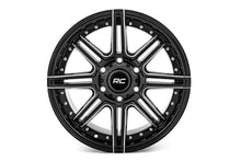 Load image into Gallery viewer, Rough Country Rough Country 88 Series Wheel | One-Piece | Gloss Black | 17x9 | 5x5 | -12mm 88170918 - Side View