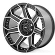 Load image into Gallery viewer, Rough Country Rough Country 89 Series Wheel | One-Piece | Black Machined Gun Metal | 20x10 | 8x170 |-19m 89201011 - Main P...