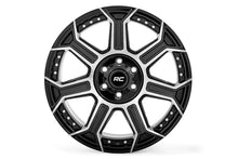 Load image into Gallery viewer, Rough Country Rough Country 89 Series Wheel | One-Piece | Black Machined Gun Metal | 20x10 | 8x170 |-19m 89201011 - Back View