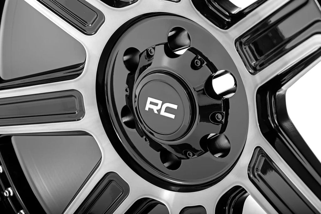 Rough Country Rough Country 89 Series Wheel | One-Piece | Black Machined Gun Metal | 20x10 | 8x170 |-19m 89201011 - Instal...