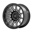 Load image into Gallery viewer, Rough Country Rough Country 90 Series Wheel | One-Piece | Gloss Black w/machined spokes | 18x9 | 6x5.5 | -12mm 90181212M - Main Product Vie...