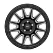 Load image into Gallery viewer, Rough Country Rough Country 90 Series Wheel | One-Piece | Gloss Black w/machined spokes | 20x9 | 6x5.5 | -12mm 90201212M - Side Vie...