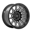 Load image into Gallery viewer, Rough Country Rough Country 90 Series Wheel | One-Piece | Gloss Black w/machined spokes | 20x9 | 6x5.5 | -12mm 90201212M - Back Vie...