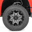 Load image into Gallery viewer, Rough Country Rough Country 91M Series Wheel | One-Piece | Gloss Black | 20x12 | 8x180 | -44mm 91201206M - Installation View