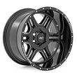Load image into Gallery viewer, Rough Country Rough Country 92 Series Wheel | Machined One-Piece | Gloss Black | 22x12 | 6x5.5 | -44mm 92221212 - Main Pro...