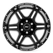 Load image into Gallery viewer, Rough Country Rough Country 92 Series Wheel | Machined One-Piece | Gloss Black | 22x12 | 6x5.5 | -44mm 92221212 - Back View