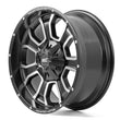 Load image into Gallery viewer, Rough Country Rough Country 93 Series Wheel | One-Piece | Matte Black | 20x10 | 8x170 | -18mm 93201011 - Back View
