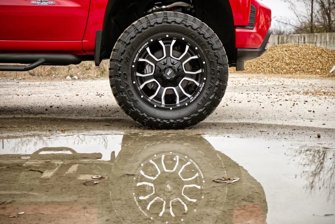 Rough Country Rough Country 93 Series Wheel | One-Piece | Matte Black | 20x10 | 8x6.5 | -18mm 93201010 - Installation View