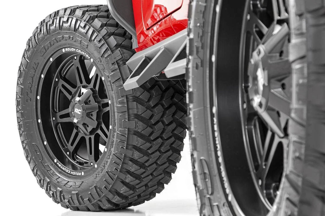 Rough Country Rough Country 94 Series Wheel | One-Piece | Matte Black | 20x10 | 6x5.5/6x135 | -18mm 94201012 - Installatio...
