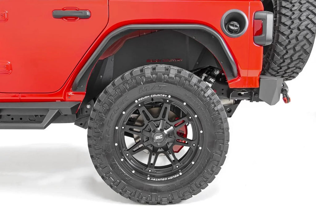 Rough Country Rough Country 94 Series Wheel | One-Piece | Matte Black | 20x9 | 6x5.5/6x135 | 0mm 94209012 - Back View