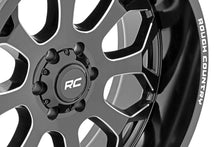 Load image into Gallery viewer, Rough Country Rough Country 96 Series Wheel | One-Piece | Gloss Black | 20x10 | 8x170 | -19mm 96201011 - Side View