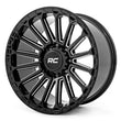 Load image into Gallery viewer, Rough Country Rough Country 97 Series Wheel | One-Piece | Gloss Black | 20x10 | 8x6.5 | -19mm 97201010 - Main Product View