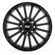 Load image into Gallery viewer, Rough Country Rough Country 97 Series Wheel | One-Piece | Gloss Black | 22x10 | 6x5.5 | -25mm 97221012 - Side View