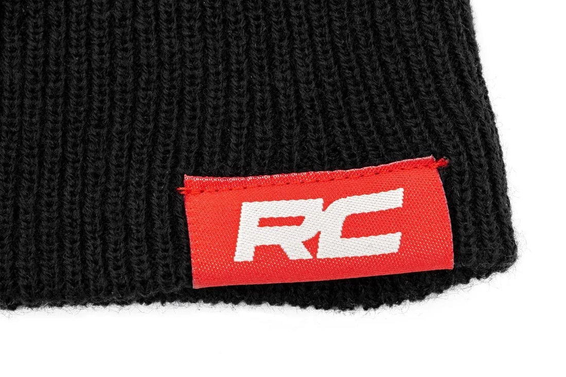 Rough Country Rough Country Beanie | Black | Red Tag 84126 - Side View