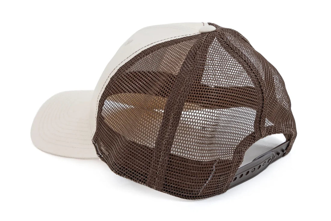Rough Country Rough Country Hat | Brown Mesh | Rough Country Patch | Khaki -MC6901 84129 - Side View