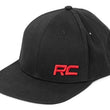 Load image into Gallery viewer, Rough Country Rough Country Hat | Flat Bill | Red Logo | Black 84123 - Main Product View