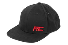 Load image into Gallery viewer, Rough Country Rough Country Hat | Flat Bill | Red Logo | Black 84123 - Main Product View