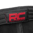 Load image into Gallery viewer, Rough Country Rough Country Hat | Flat Bill | Red Logo | Black 84123 - Detail View