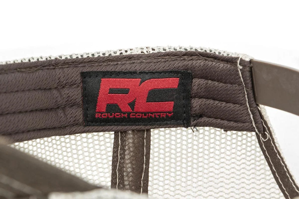 Rough Country Rough Country Hat | Mesh | Brown Patch | Brown 84122 - Back View