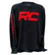 Load image into Gallery viewer, Rough Country Rough Country Long Sleeve | RC Tread Sleeve | Black| LG 84099LG - Top View
