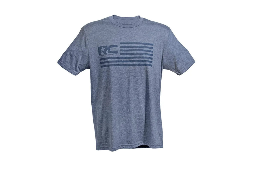 Rough Country Rough Country T-Shirt | American Flag | Blue | 2XL 840792X - Main Product View