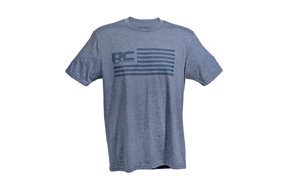 Rough Country Rough Country T-Shirt | American Flag | Blue | 3XL 840793X - Main Product View
