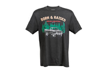 Load image into Gallery viewer, Rough Country Rough Country T-Shirt | Born &amp; Raised | Black | SM 84081SM - Main Product View