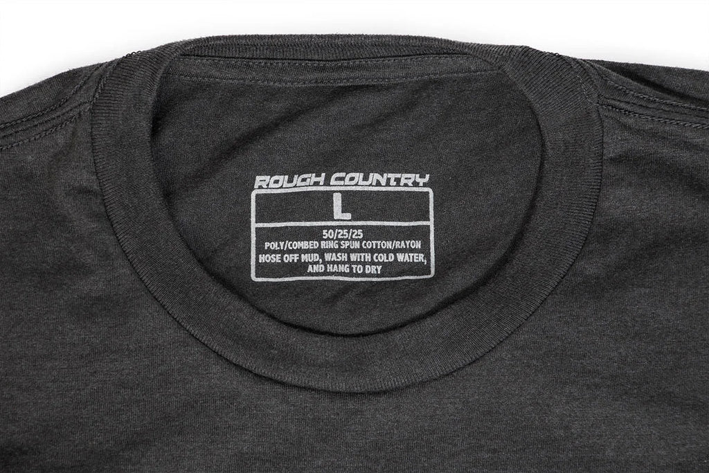 Rough Country Rough Country T-Shirt | Born & Raised | Black | SM 84081SM - Back View