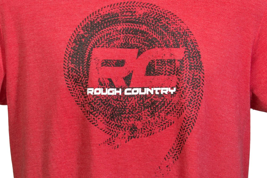 Rough Country Rough Country T-Shirt | Donut | Red | Size 3XL 840753X - Side View