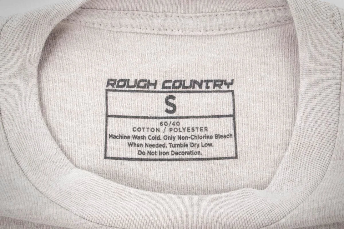 Rough Country Rough Country T-Shirt | Logo | Grey | MD 84086MD - Back View