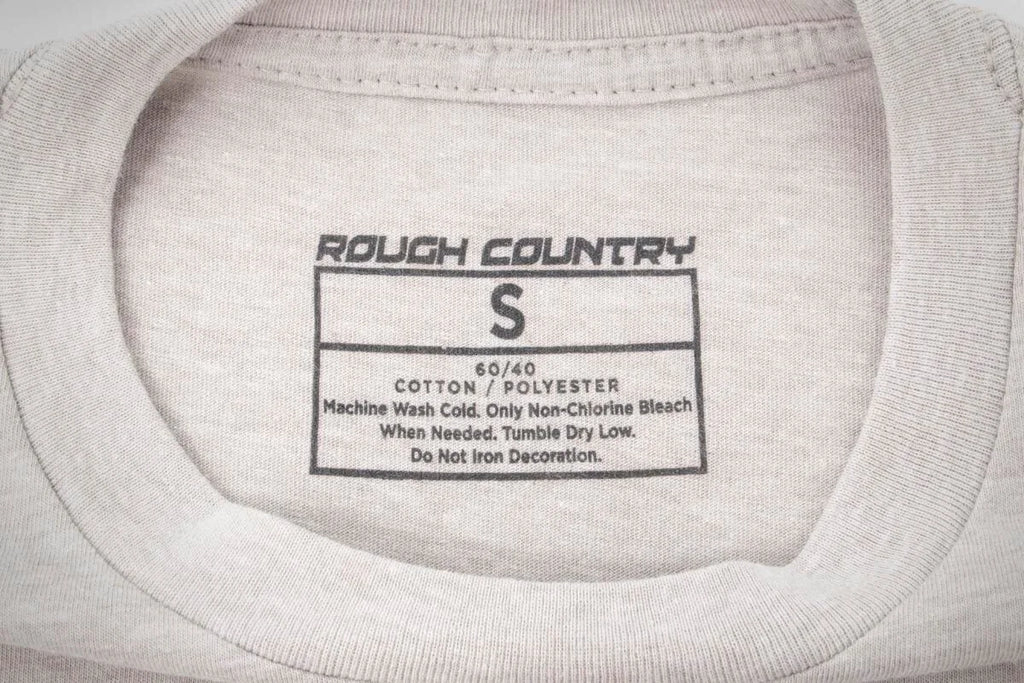 Rough Country Rough Country T-Shirt | Logo | Grey | MD 84086MD - Back View