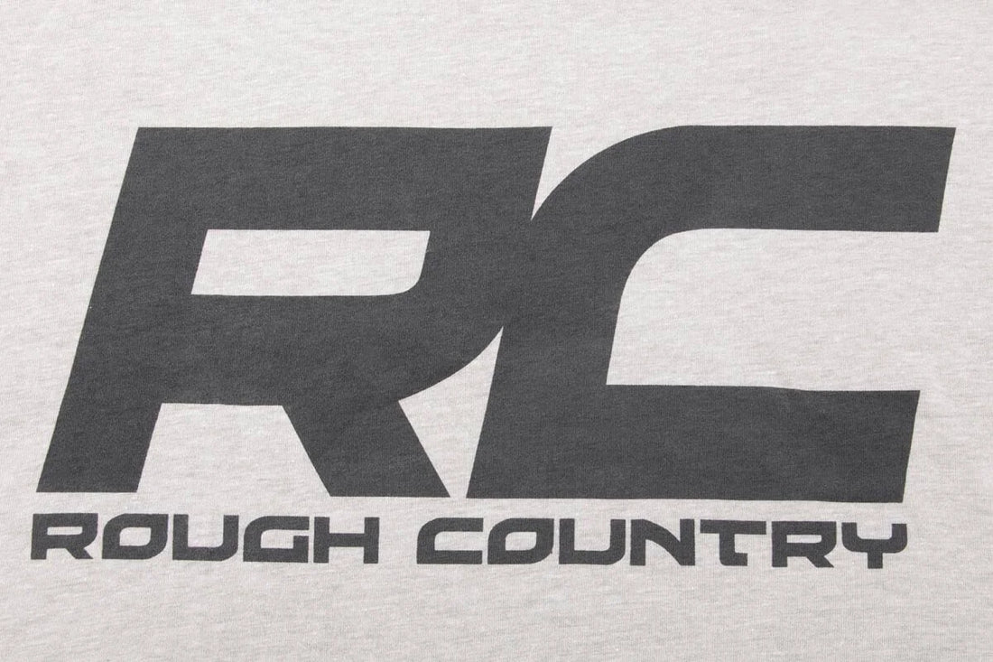 Rough Country Rough Country T-Shirt | Logo | Grey | XL 84086XLG - Side View