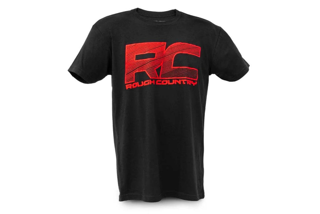 Rough Country Rough Country T-Shirt | Pattern | Black | MD 84085MD - Main Product View