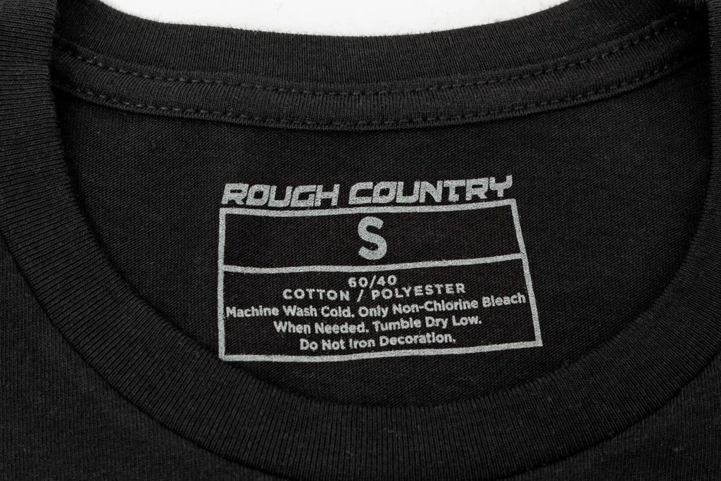 Rough Country Rough Country T-Shirt | RC Lines | Black | 3XL 840963XL - Back View