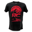 Load image into Gallery viewer, Rough Country Rough Country T-Shirt | RC Mountains | Black | 2XL 840922XL - Mounting View
