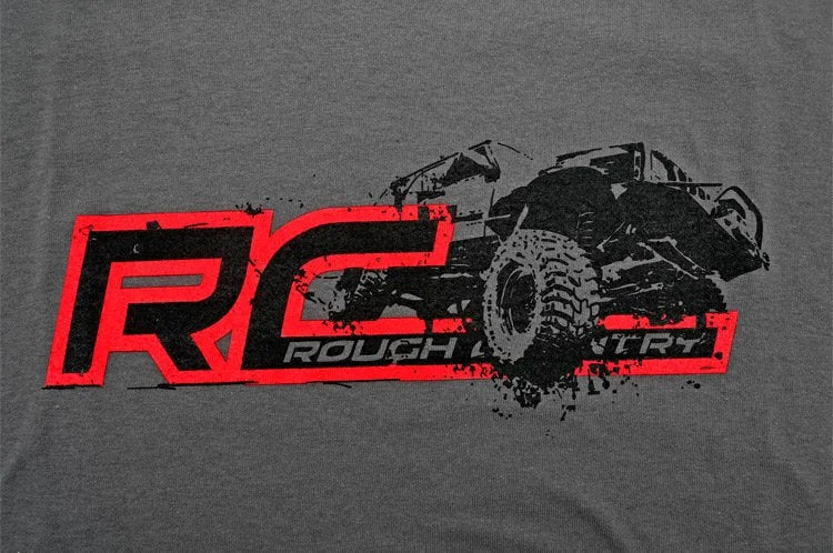 Rough Country Rough Country T-Shirt | Rough Country Crawl | Grey | Size 3XL 84065 - Side View