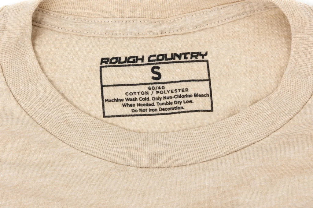 Rough Country Rough Country T-Shirt | Throwback | Cream | SM 84091SM - Back View