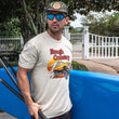 Load image into Gallery viewer, Rough Country Rough Country T-Shirt | Throwback | Cream | SM 84091SM - Installation View
