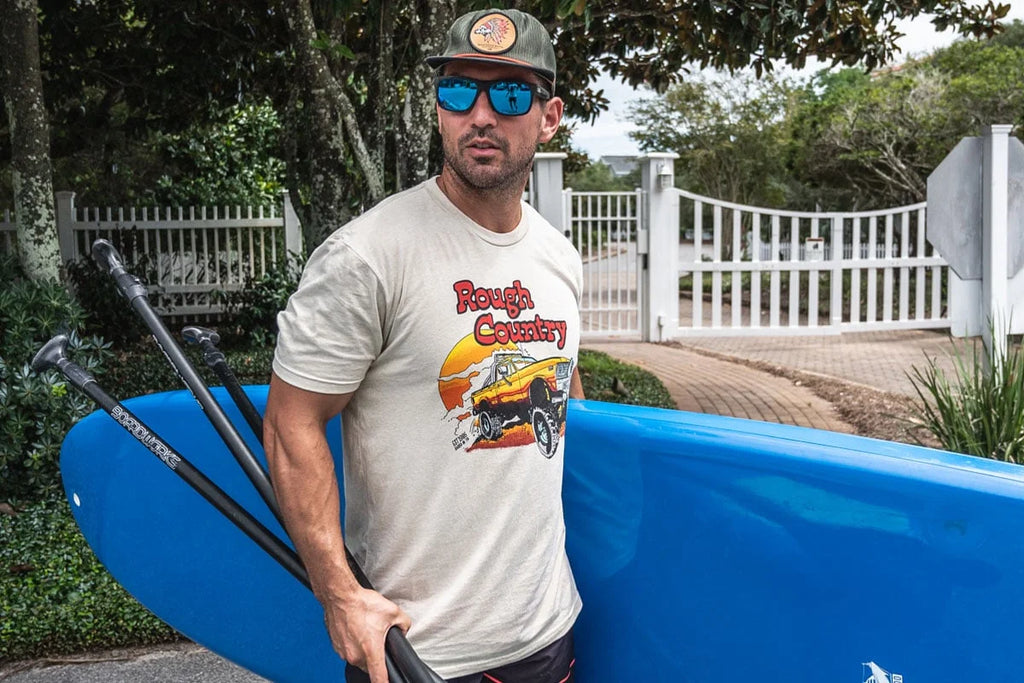 Rough Country Rough Country T-Shirt | Throwback | Cream | XL 84091XL - Installation View